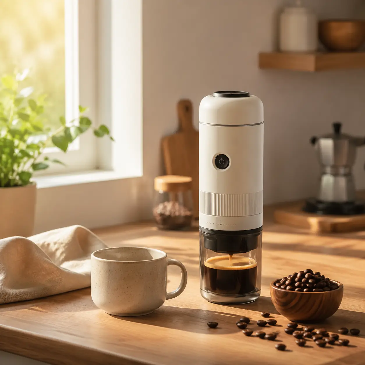 AI 商品生活方式背景替换示例