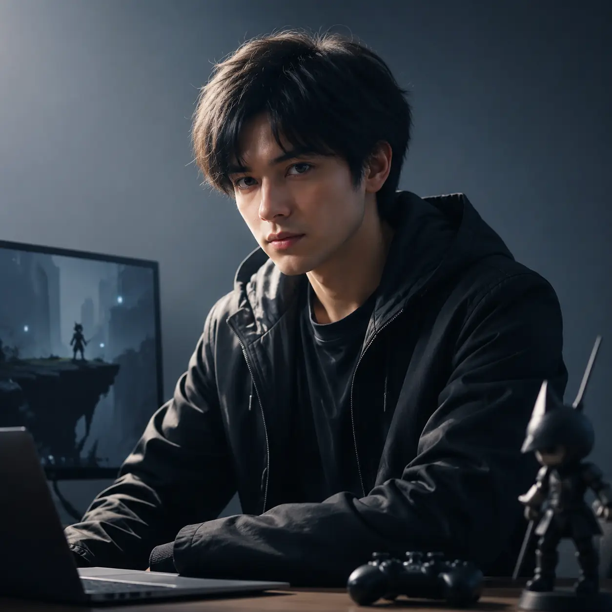编辑肖像摄影 AI 图片生成示例